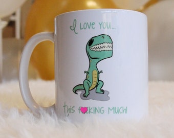 Mature Dino Kitchen Decor - Home Office Coffee and Tea Mug