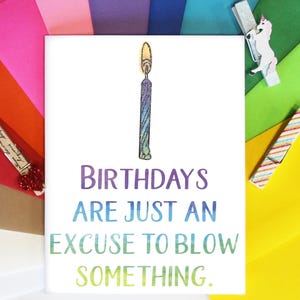 Carte d'anniversaire drôle pour petit ami / carte d'anniversaire pour mari / cadeau d'anniversaire drôle pour lui