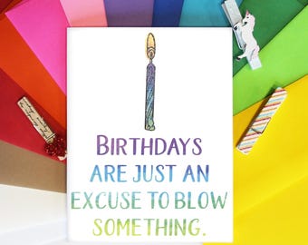 Funny Birthday Card for Boyfriend / Birthday Card for Husband / Funny Birthday Gift for Him