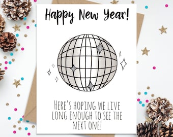 Funny New Years Card - Happy New Year! - Holiday New Years Card