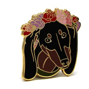 Dog Enamel Pin, Enamel Pins, Hard Enamel Pin, Dog Lapel Pin, Dog Brooch, Cute Enamel Pin, Gift for Mom, Pet gift for Mom