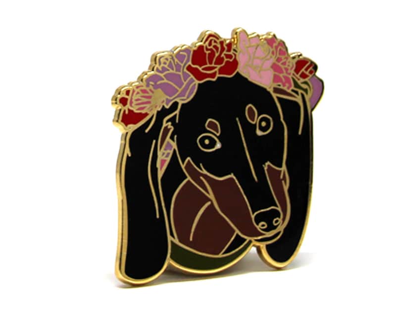 Dog Enamel Pin Enamel Pins Hard Enamel Pin Dog Lapel Pin | Etsy