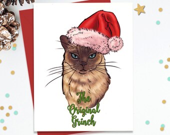 Funny Greeting Card, Holiday Card, Funny Christmas Card, Card for Her, Card for Best friend, Card for Sister, Blank Greeting Card