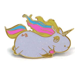 Glitter Unicorn Enamel Pin - Unicorn Birthday Party