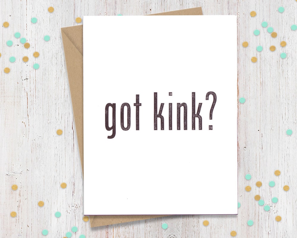 Kinky Card Funny Card BDSM Cardsexy Cards Funny Greeting - Etsy