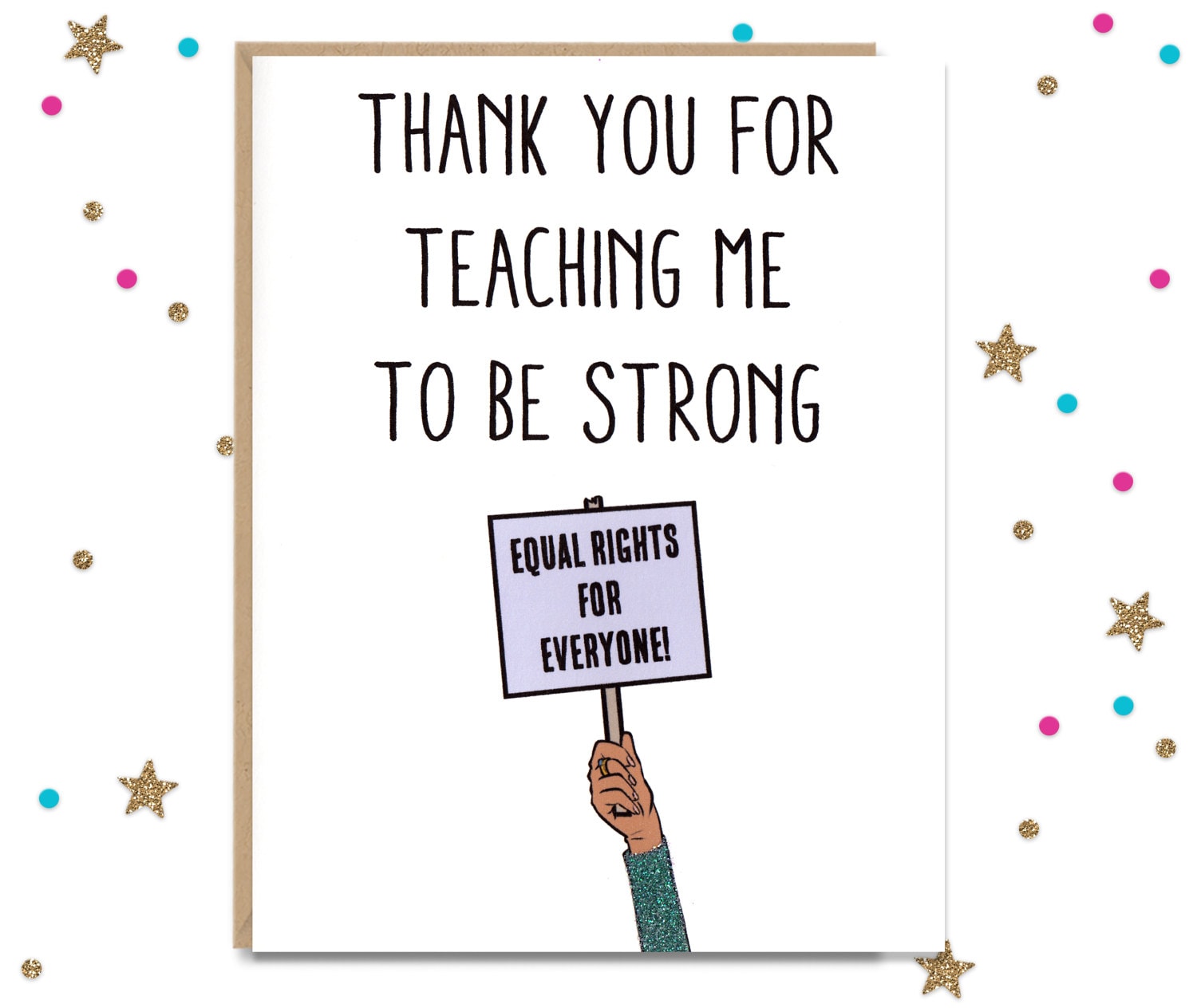 Card for Mom Feminist Card Mother's Day Card - Etsy