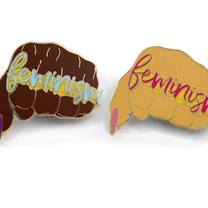 Enamel Pin Feminist - Nasty Woman Pin - Feminist Jewelry - Gift for Her