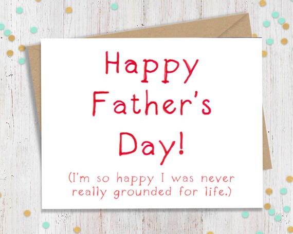 fathers day card funny card for dad funny card for father etsy