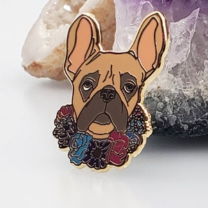 French Bulldog Enamel Pin - Cute Gift for Dog Lover