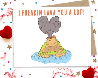 Valentines Day Card, Funny Valentine, Valentines Day Gift, Valentine Card, I lava you Card, Card for Her, Card for Him, Anniversary Card