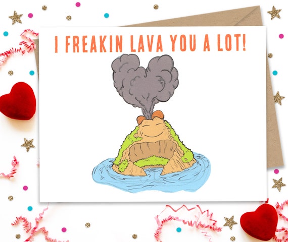 Valentines Day Card, Funny Valentine, Valentines Day Gift, Valentine Card, I lava you Card, Card for Her, Card for Him, Anniversary Card