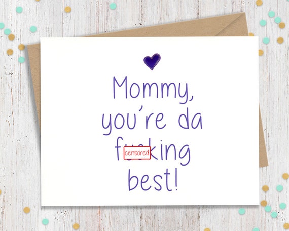 Mature Mother's Day Card. Funny Card for Mom, Funny Mothers Day, Cards for Mom, Funny Gift for Mom, Mothers Day Greeting, Funny Mom Card