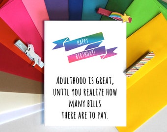 Funny 30th Birthday Card: Blunt Greeting