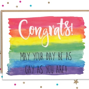 Carte de mariage gay, Carte pour la mariée, Carte pour le marié, Mariage gay amusant, Carte de mariage, Carte de fiançailles, Carte de mariage amusante, Fête de mariage