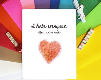 Valentines Day Card, Card for Her, Card for Him, Anniversary Card, Funny Valentine, Handmade Card, Valentine Card Day Card for Boyfriend,