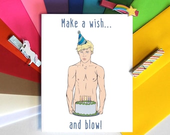 Funny Birthday Card / Gay Birthday Card / Card for Her / Card for Him / Birthday Card for Best Friend