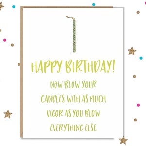 Funny Gay Birthday Card for Him