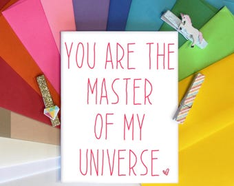 Valentines Day Card, Funny Greeting Card, Card for Him, Card for Her, Anniversary Card, Card for Boyfriend, Card for Husband, I love You