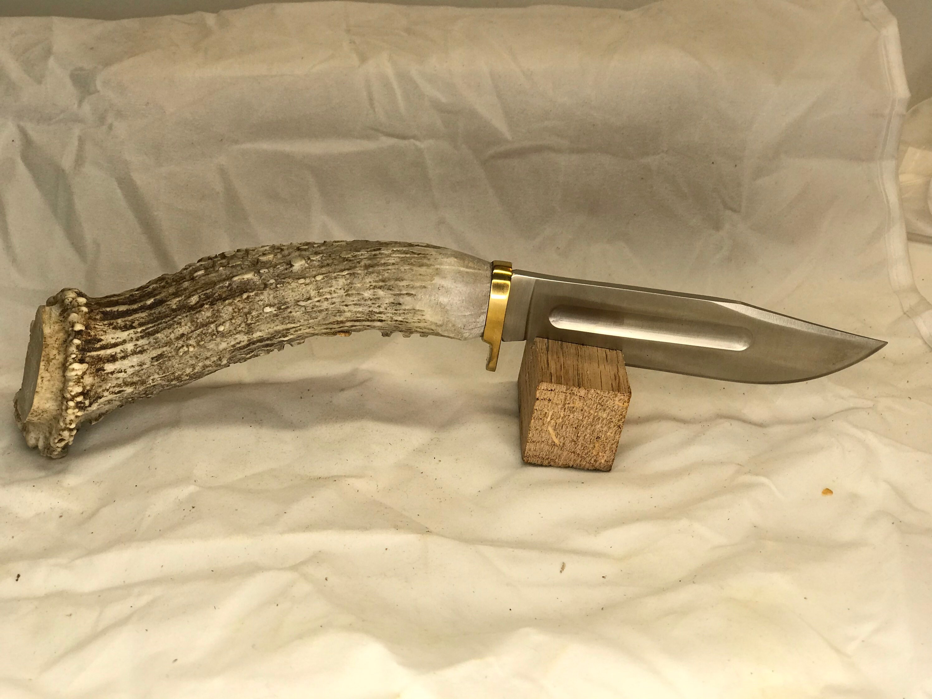 Handmade Knife Skinner Whitetail Deer Antler Knife Hunting Etsy