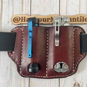 Fodero Leatherman Fodero per coltello pieghevole in pelle Fodero orizzontale Fodero per coltello tascabile Regalo per papà Regalo per lui Made in USA