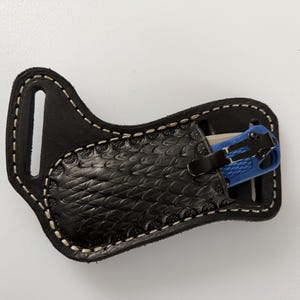 Benchmade Bugout sheath Leather Folding knife sheath pocket knife sheath gift for dad gift for him made in USA sheath only