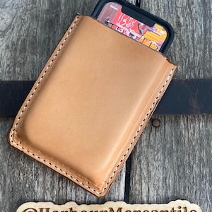 Leather Phone Holster Leather Phone Case leather IPhone android cell phone case Made in USA