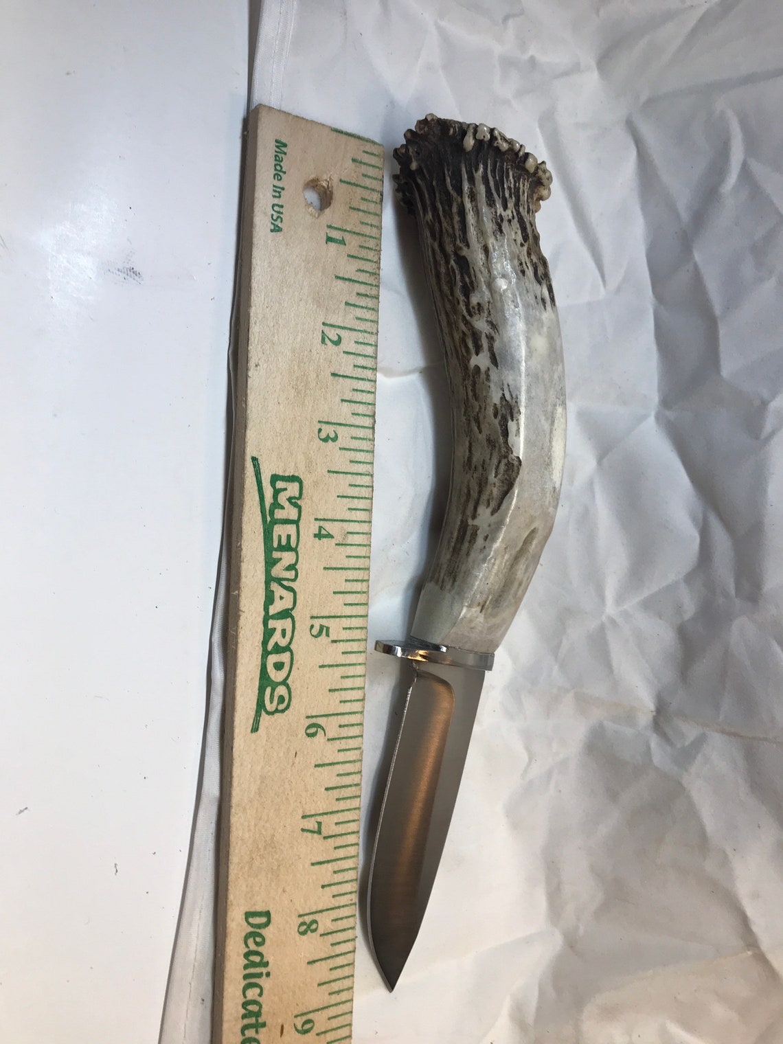 Handmade Knife Skinner Whitetail Deer Antler Knife Hunting Etsy