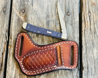 2006 Case XX USA Caribbean Blue Bone Trapper # 6254 SS Folding