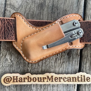 Fodero Leatherman Fodero multiuso in pelle Fodero orizzontale Fodero Gerber Regalo per papà Regalo per lui Made in USA