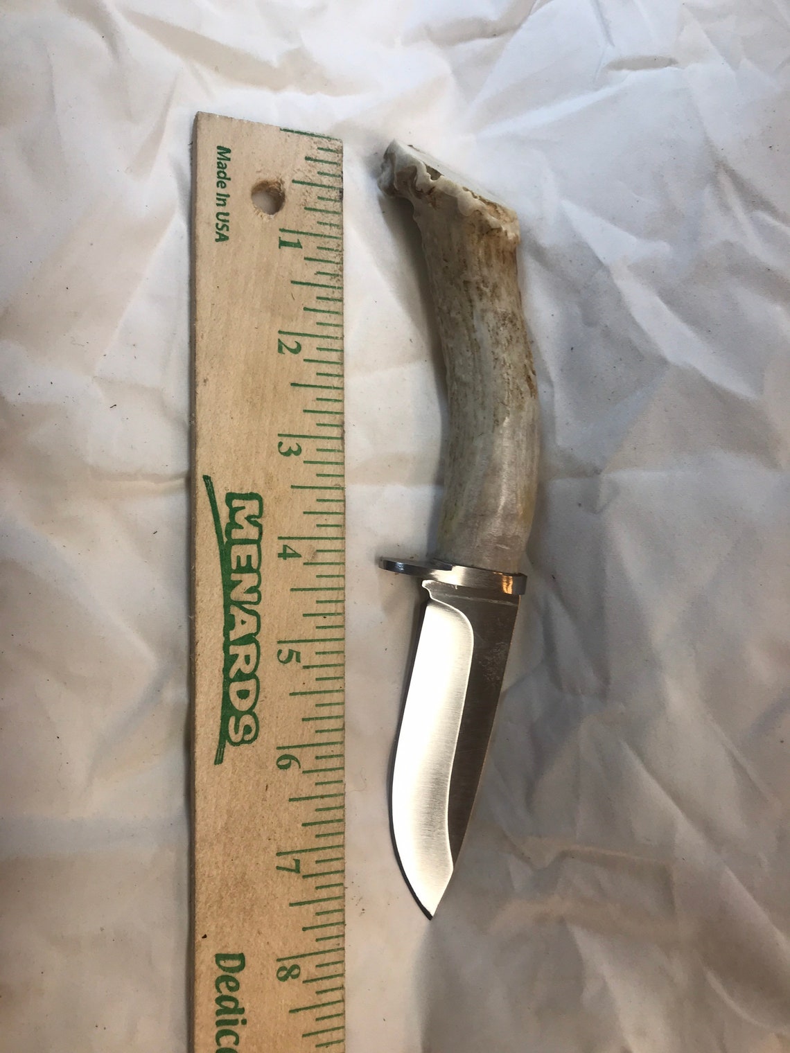 Handmade Knife Skinner Whitetail Deer Antler Knife Hunting Etsy