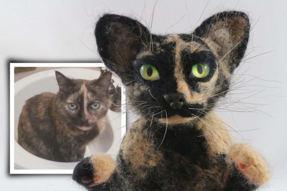 tortoiseshell cat plush toy