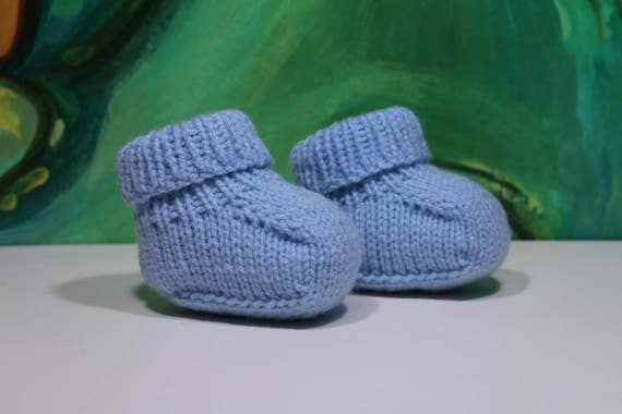 blue booties baby