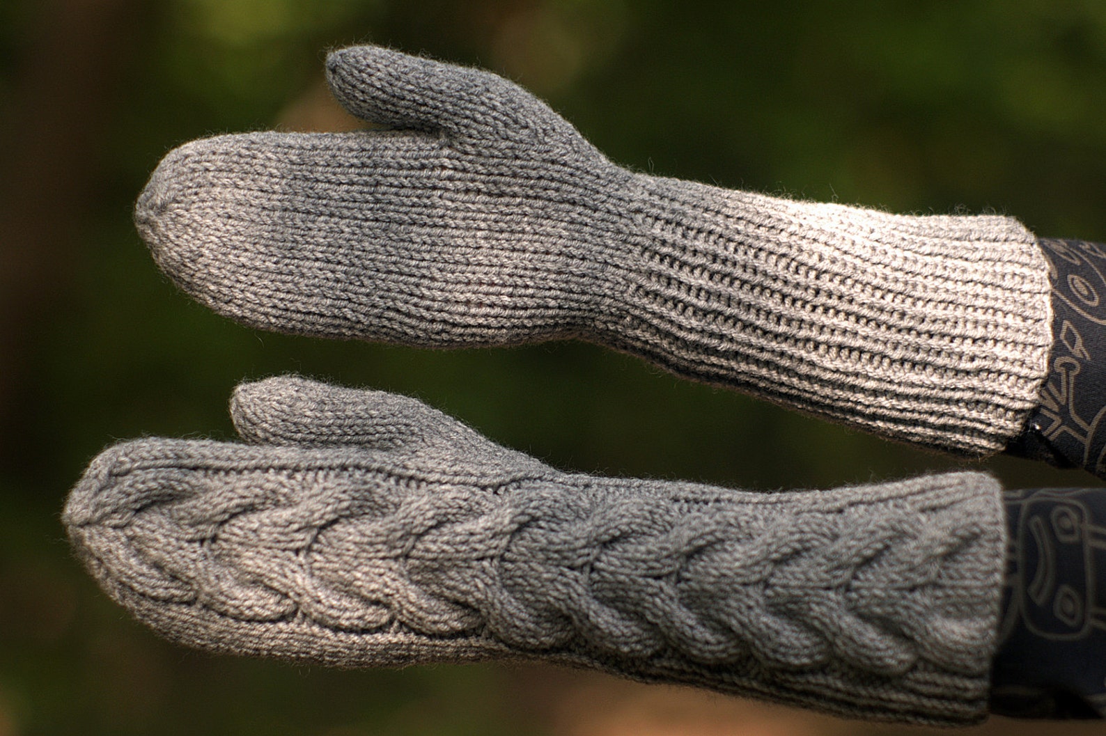 Gray Womens Mittens Bella Swan Mittens Cable Mittens Twilight Etsy