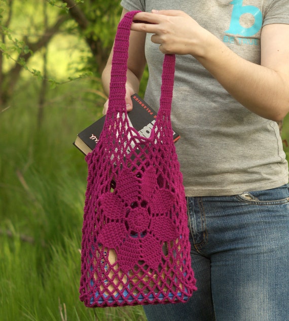 crochet reusable bag