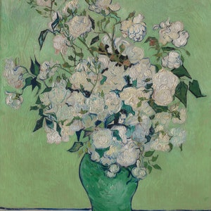 Roses, Vincent Van Gogh, Poster, Instant Download, Digital File