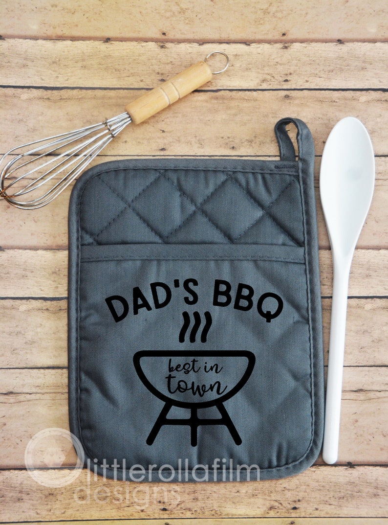Dad's BBQ Pot Holder Gift for Dad Father's Day Gift Etsy