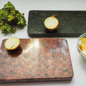 Cheese tray Decorative cutting board Cheese board Snack tray of natural granite Rectangle platters of hand carved stone