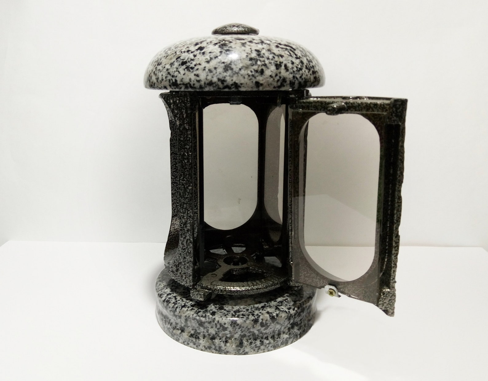 Tombstone Decor Granite Candle Holder to Sit Beside Headstones Etsy