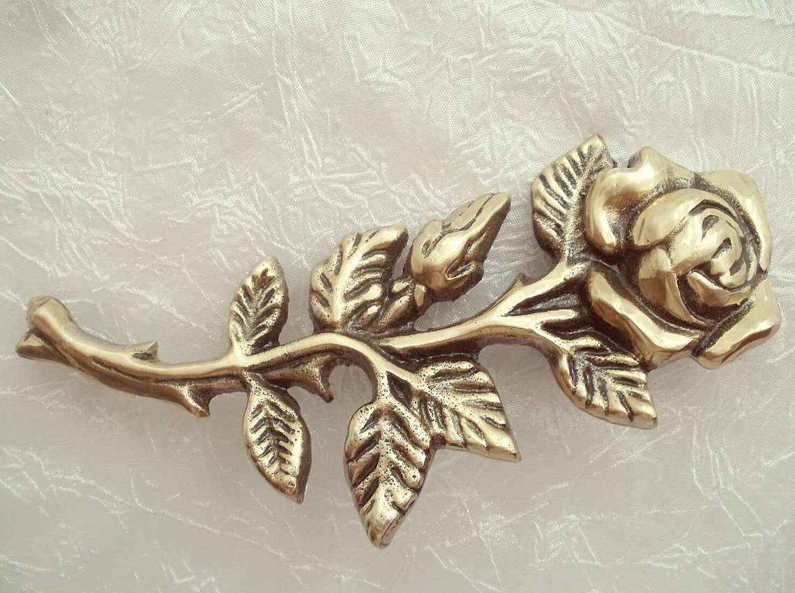 Headstone Flowers Brass Roses for Monument 3d Rose Tombstone Etsy