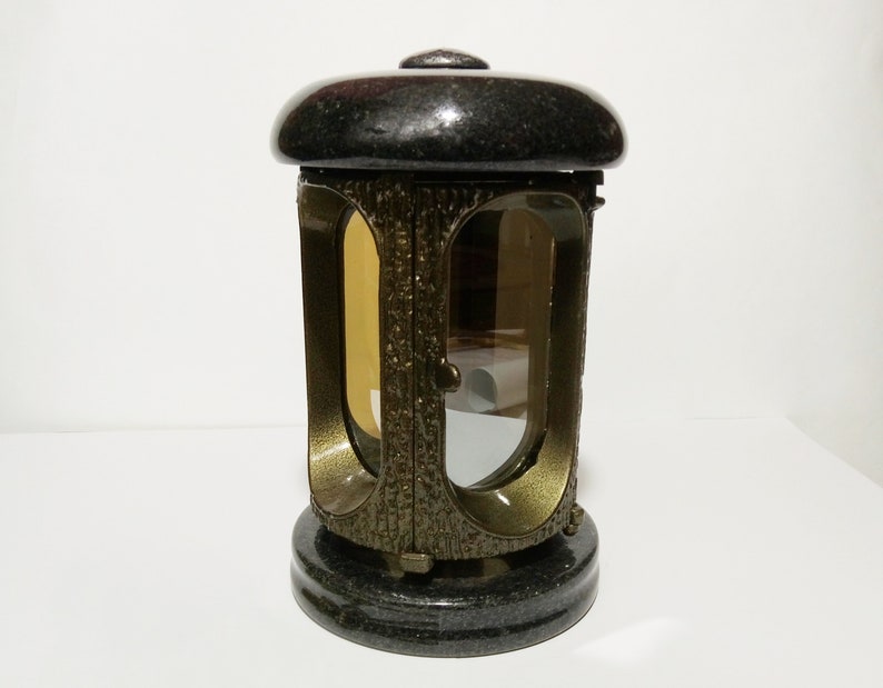 Memorial Candle Holder to Sit Beside the Headstones Tombstone Etsy