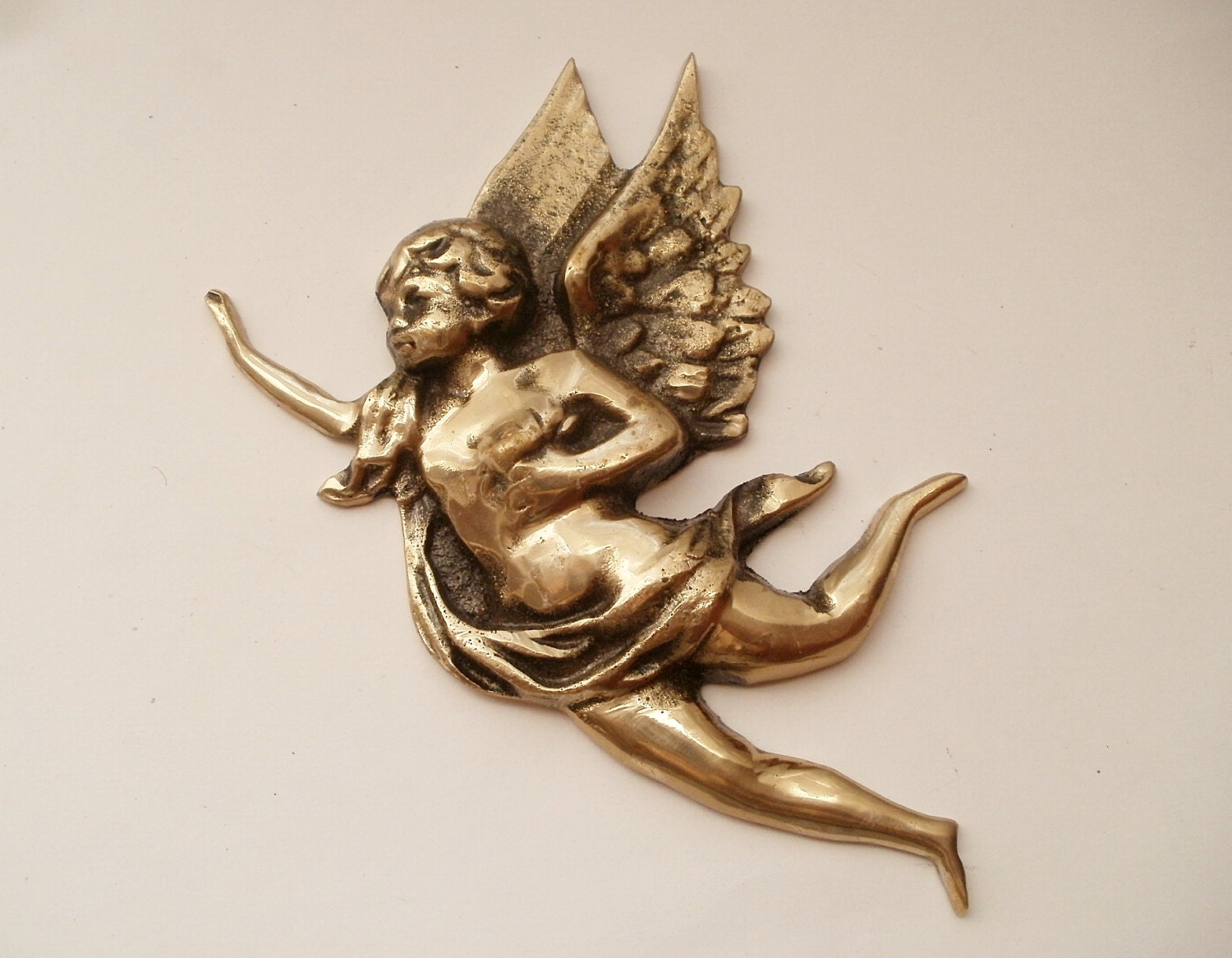 Headstone decoration Tombstone Angel decor Grave marker for christian granit monument Gravestone brass decor Cemetery memorial human plaque