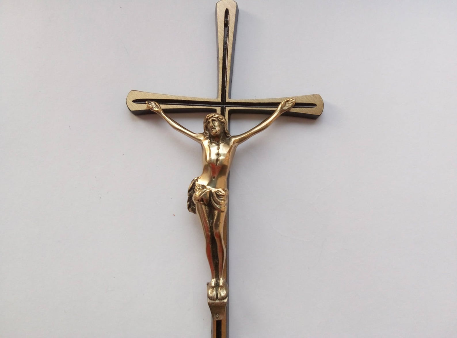 Orthodox Crucifix Headstone Decor of Brass Cross for Christian Etsy