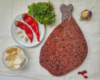 Snack tray Granite Cheese board Charcuterie boards Decorative Serving dish Ham shaped cutting board