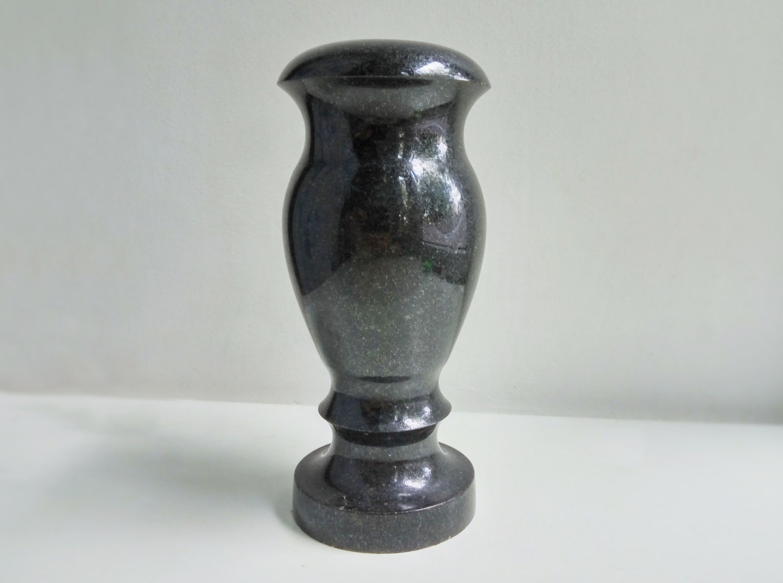 Cemetery vase Black memorial vase Grave decoration Cemetery Etsy