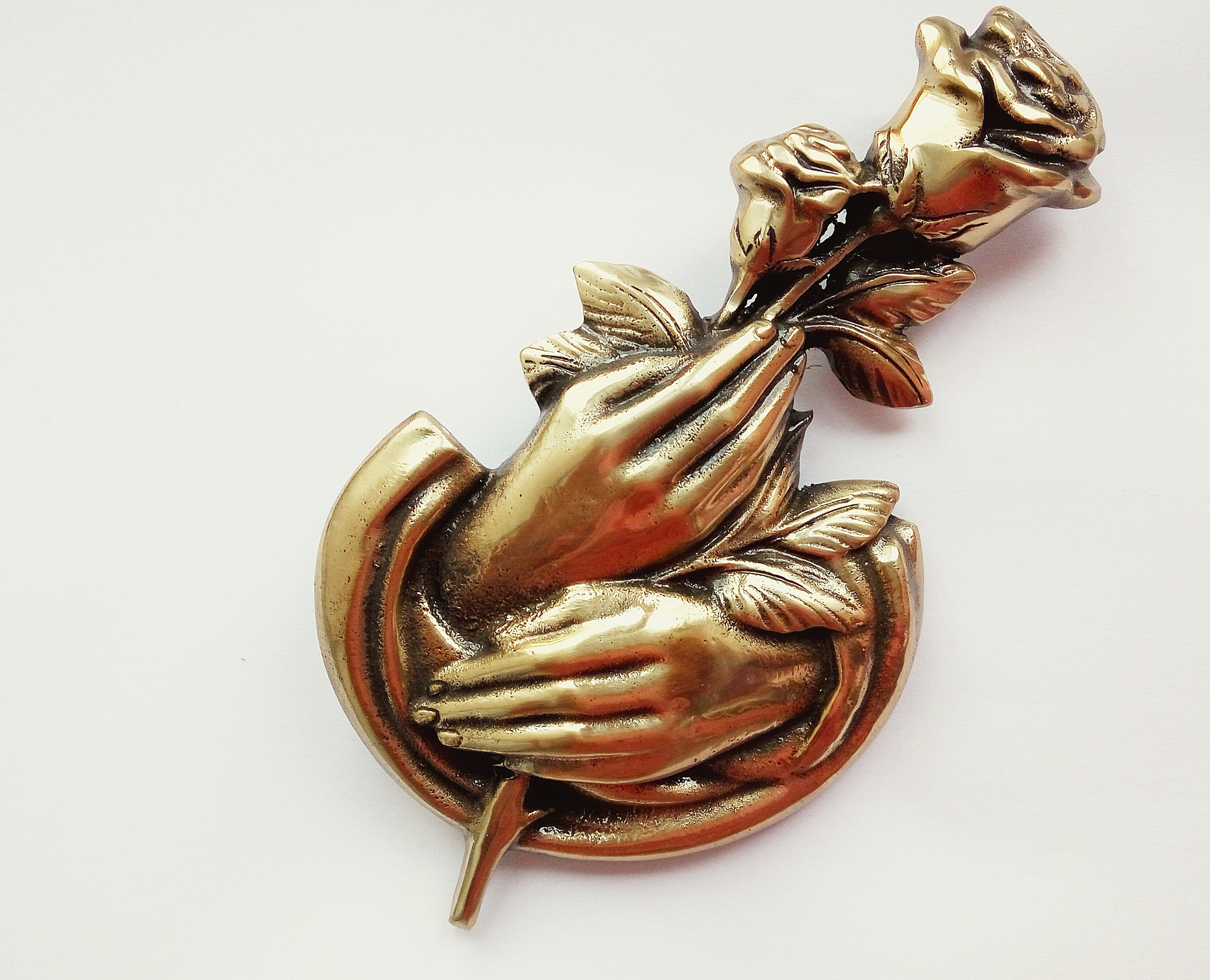 Grave decoration of brass Memorial plaque Headstone decor Etsy