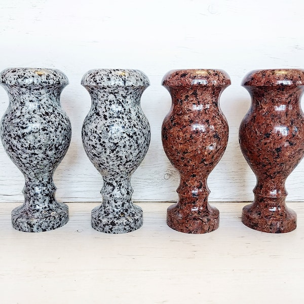 Granite Cemetery Vases Etsy