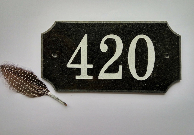 Custom House Numbers Sign House Number Plate Address Plaque Etsy