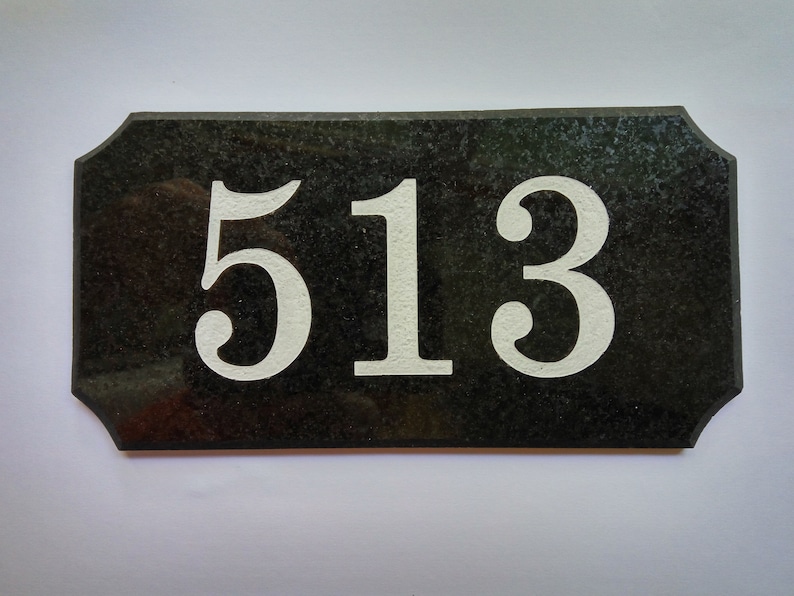 Custom House Numbers Sign House Number Plate Address Plaque Etsy