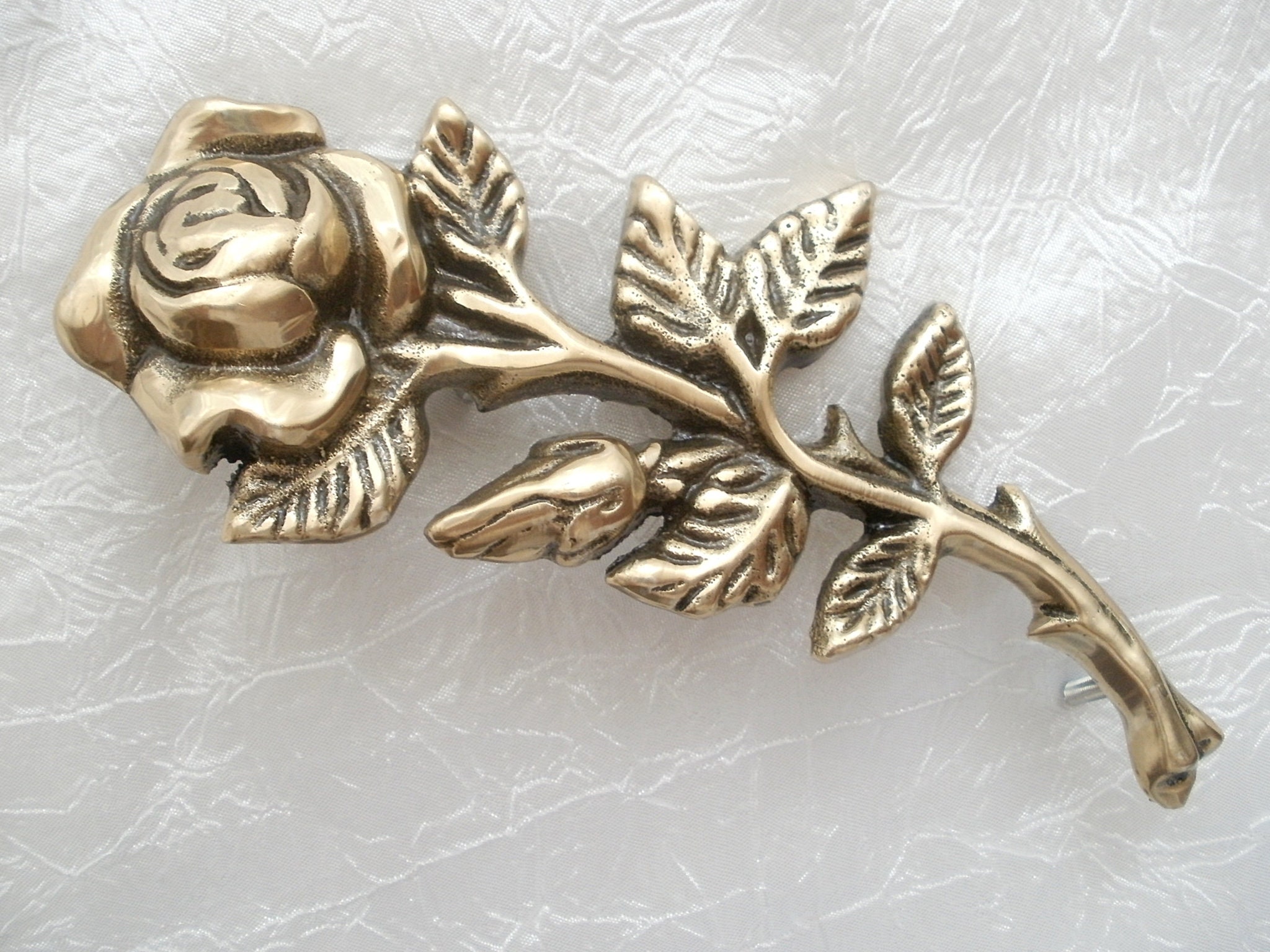 Brass Grave Ornaments Roses Grave Decoration Memorial Decor Etsy UK