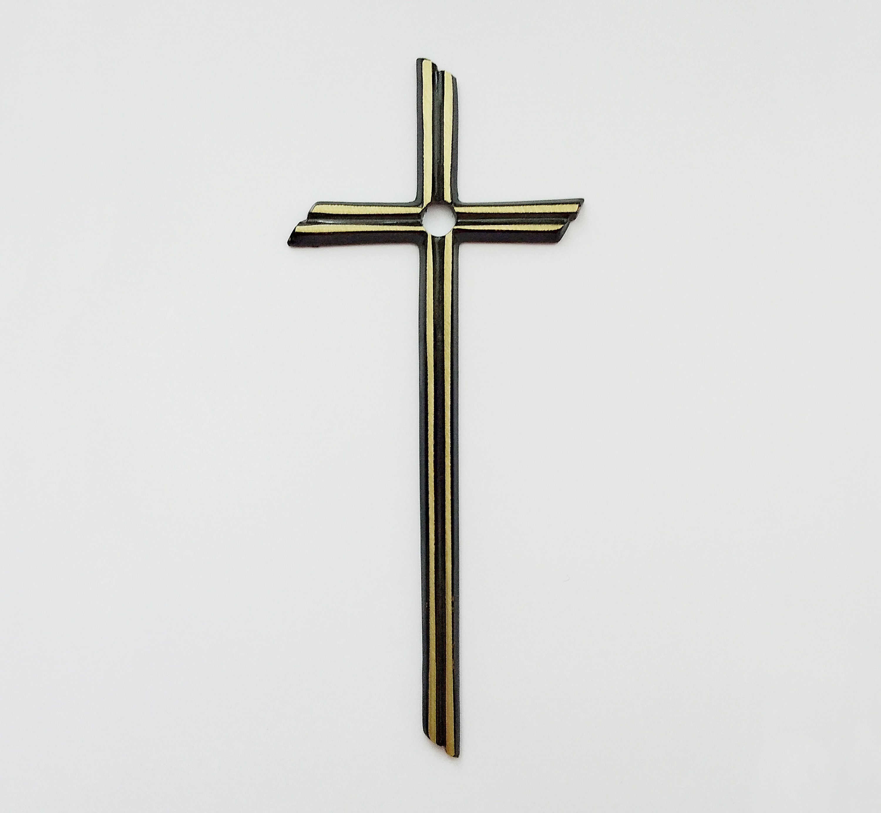 Cross for Headstone Golden Decor for Monument Solid Brass Etsy UK